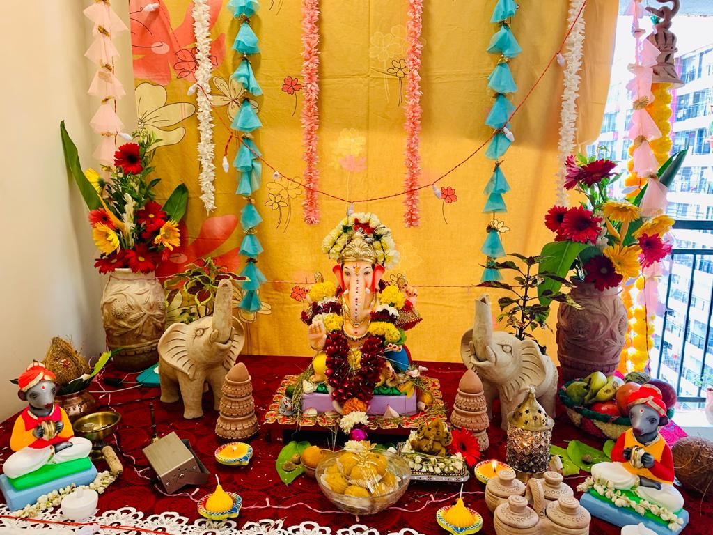 3 easy ideas to decorate your Ganpati Mandap – Swadeh - Artisanal ...