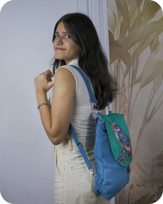 Moonlight Owl Backpack Bag