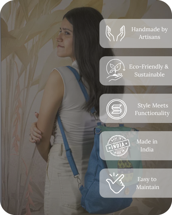 Leaf & Stich Kawaii Backpack Bag