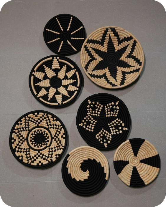 MONOCHROME CLUSTER ( Set of 7)