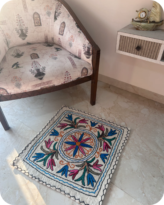 Square Rug - Divya Mandala
