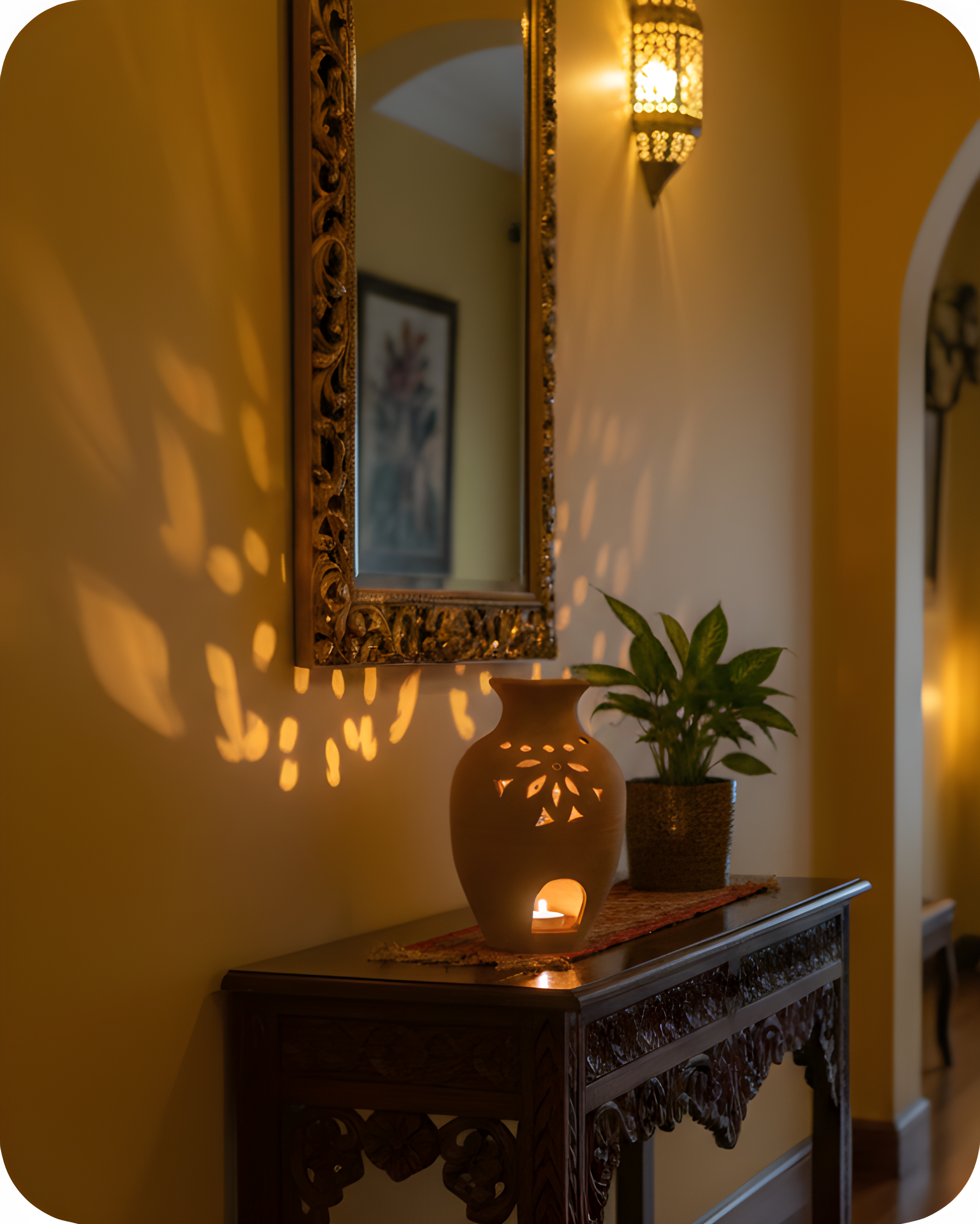 Contemporary Vase - Cut Work