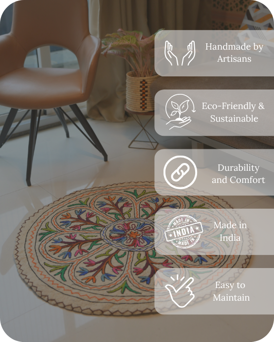 Tropical Ring- Round Rug
