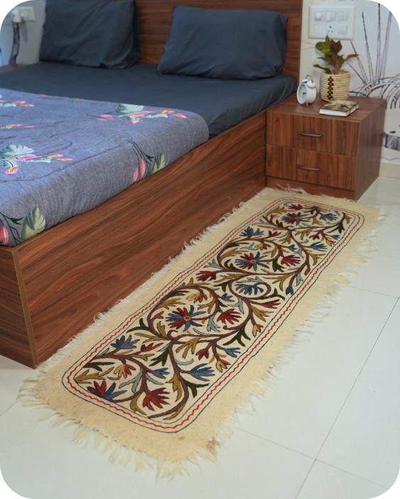 Floral Drift- Bedside Runner
