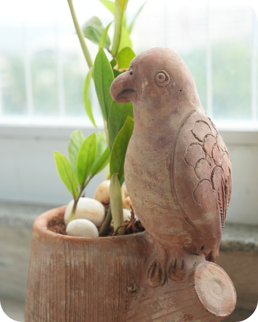 Vibrant Winged Parrot
