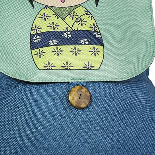 Leaf & Stich Kawaii Backpack Bag