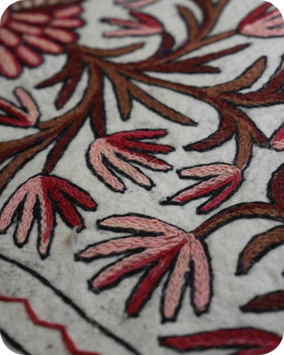 Crimson Nest- Bedside Runner