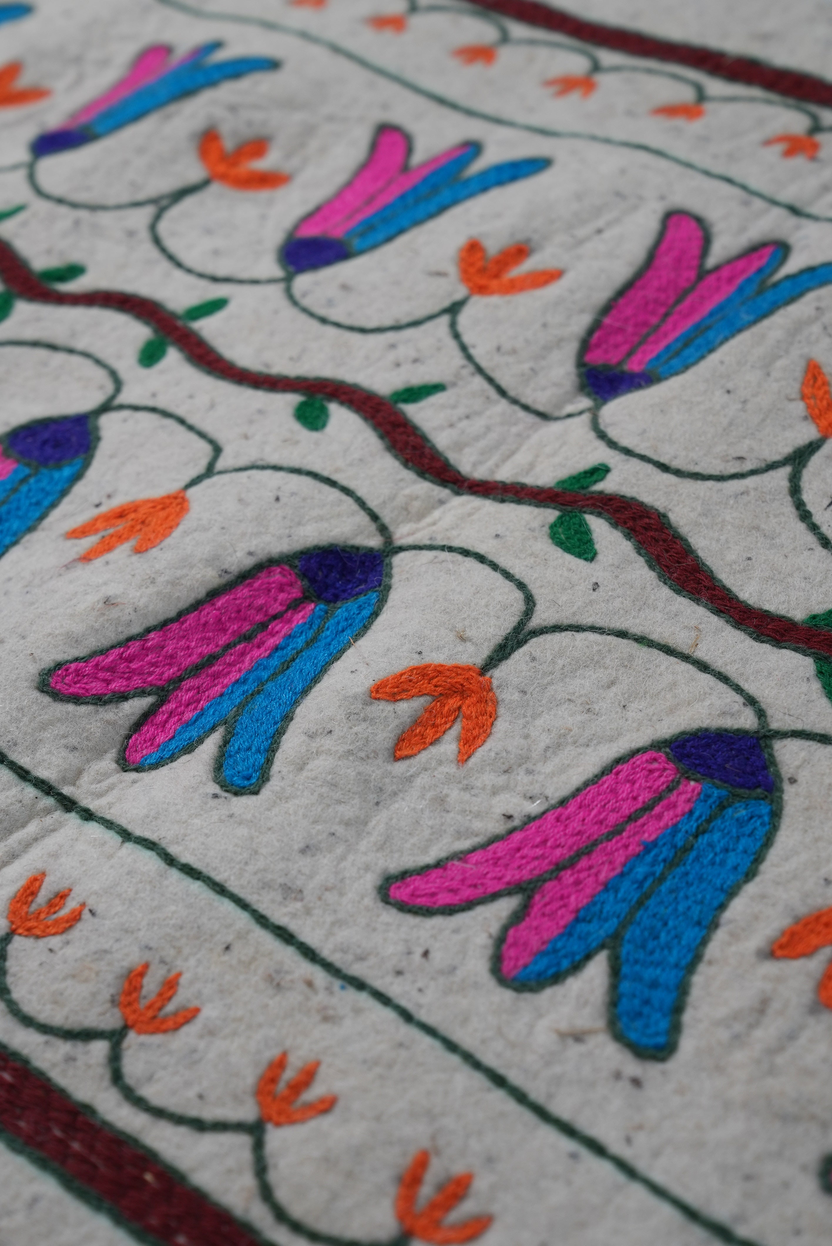 Rosy Raag- Bedside Runner