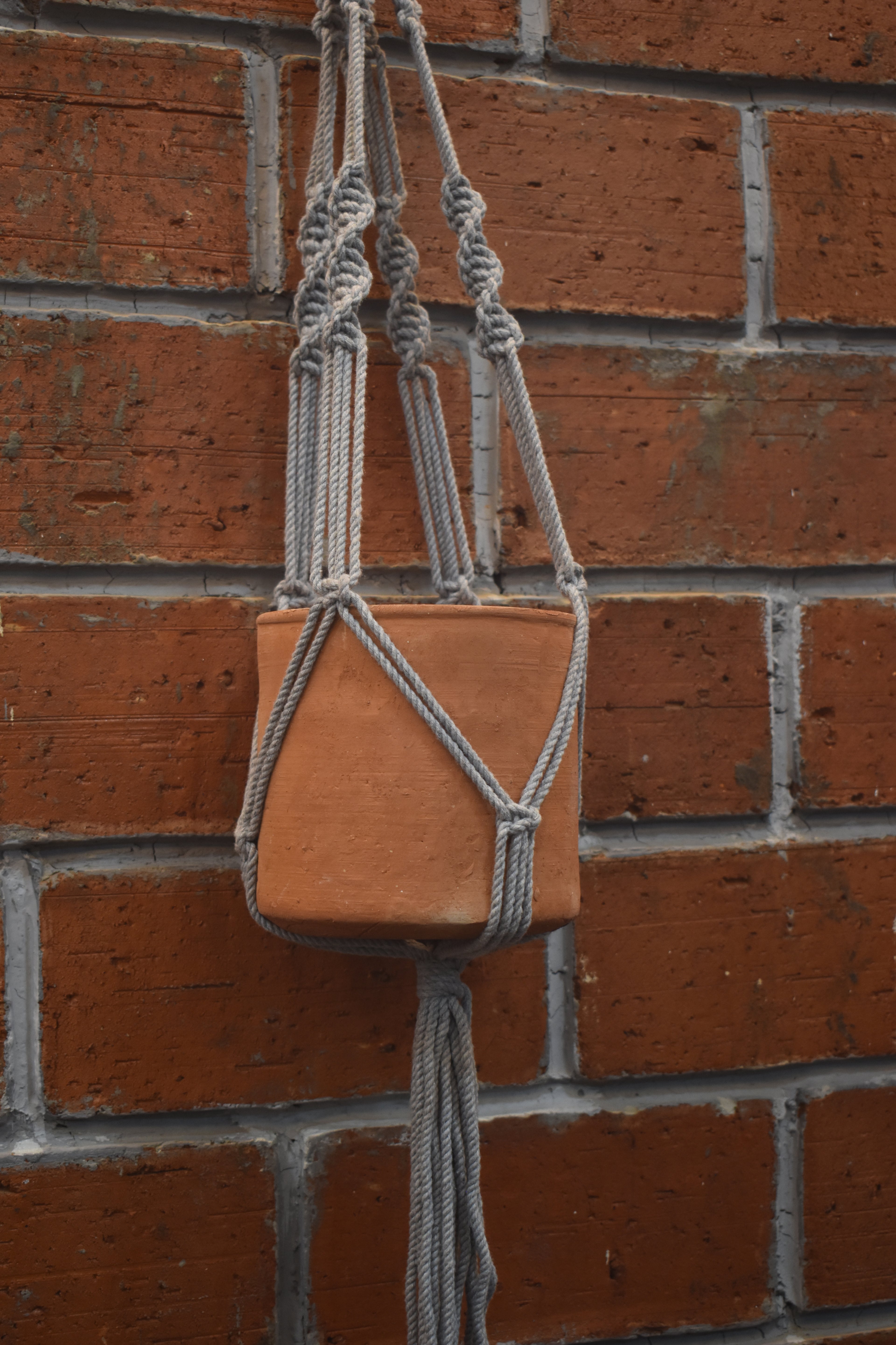 Sage-Macramé-Planter- Combo