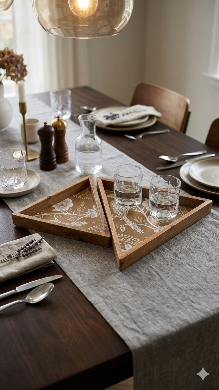 Manjari tray (Set of 2)
