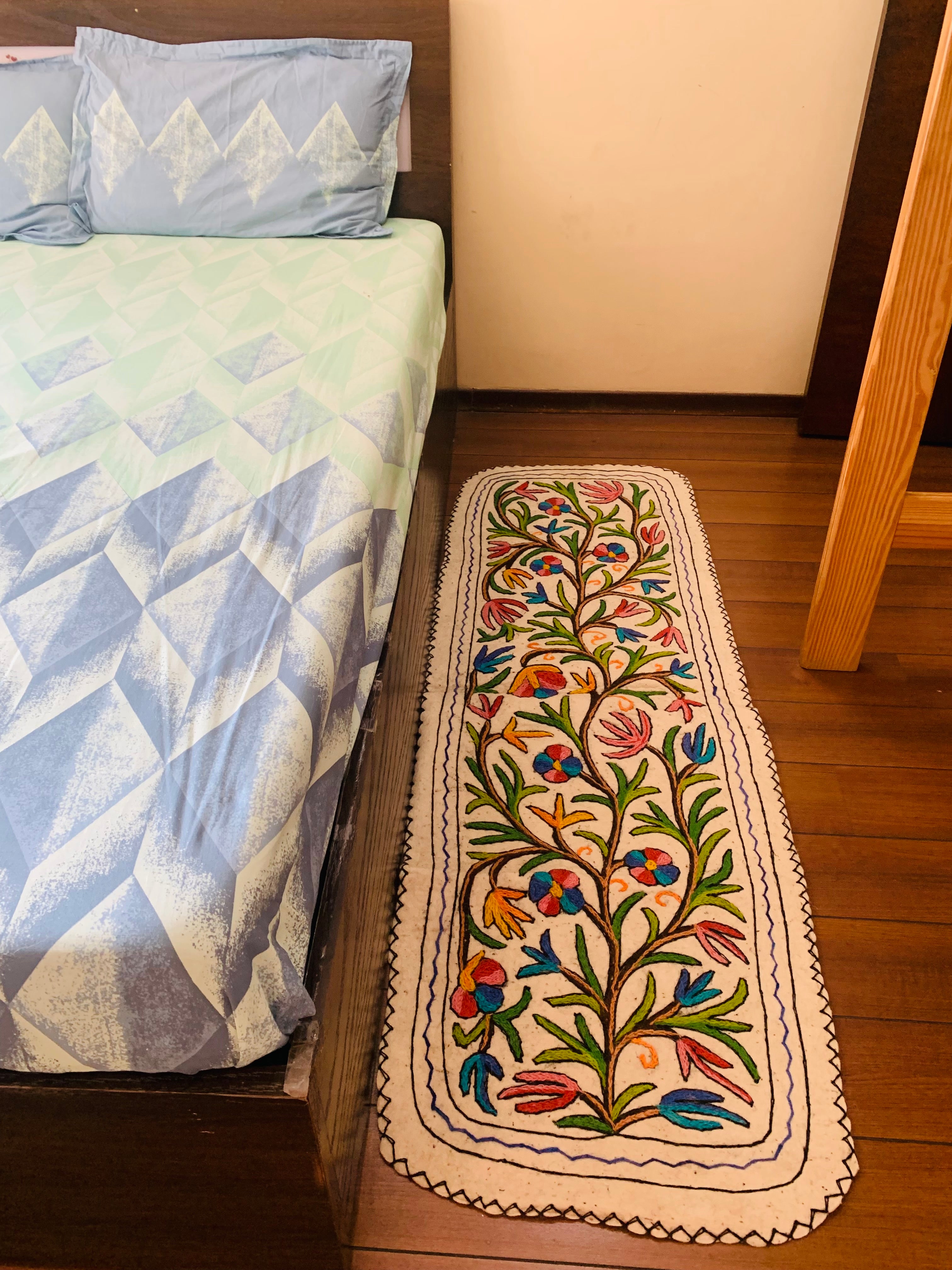 Bedside Runner - Floral Boho