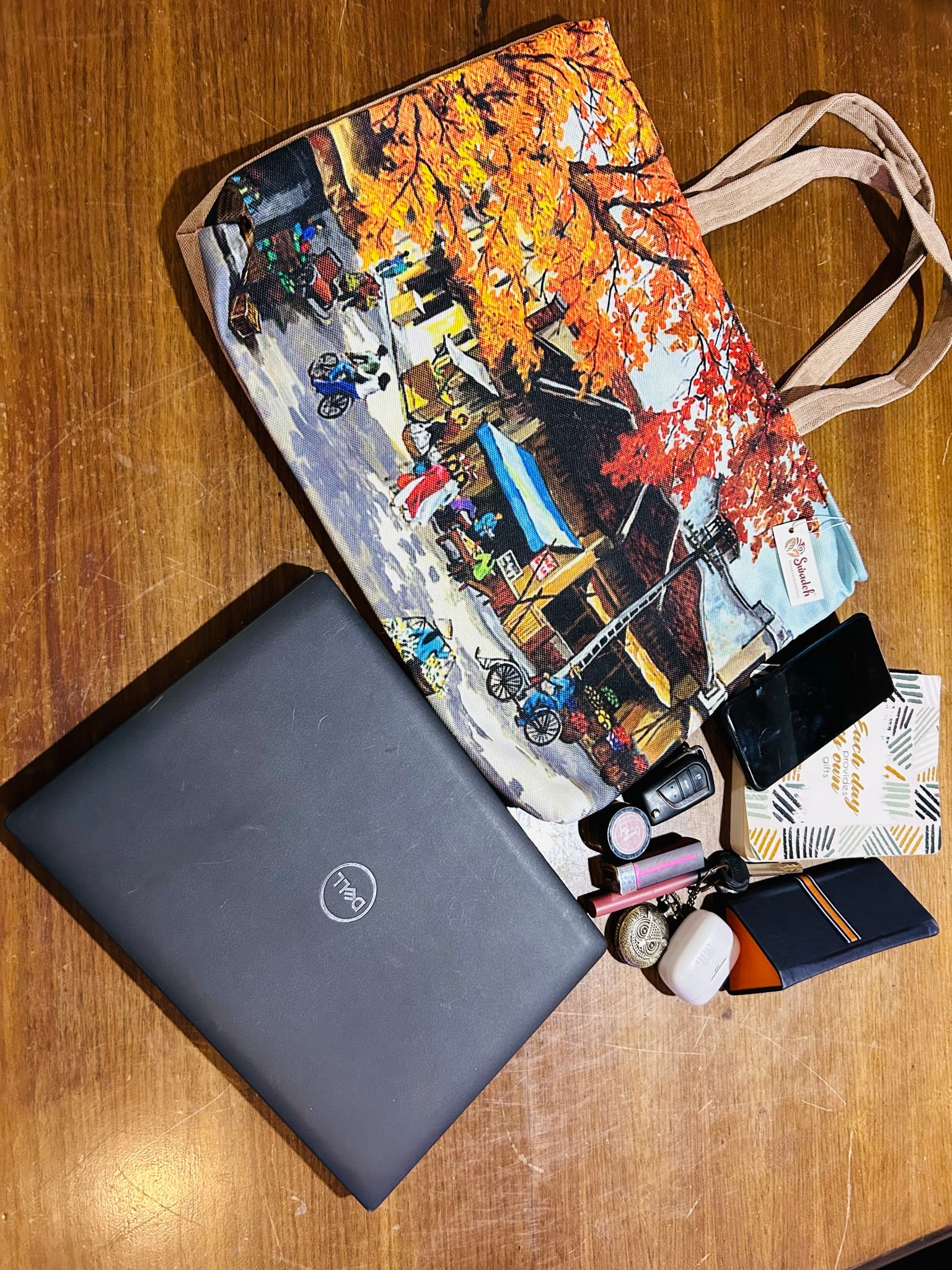 Tranquil treescape Tote Bag