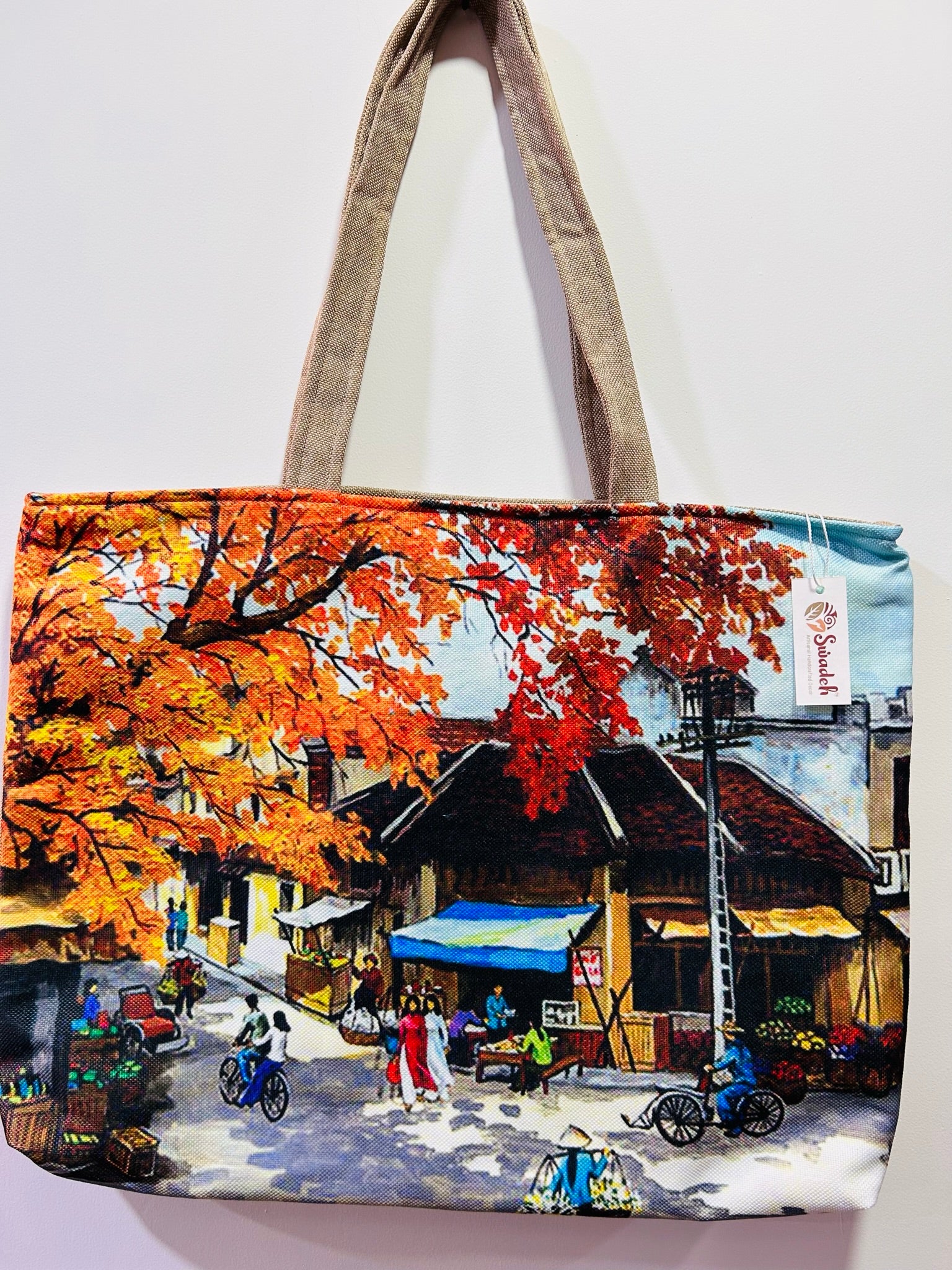 Tranquil treescape Tote Bag