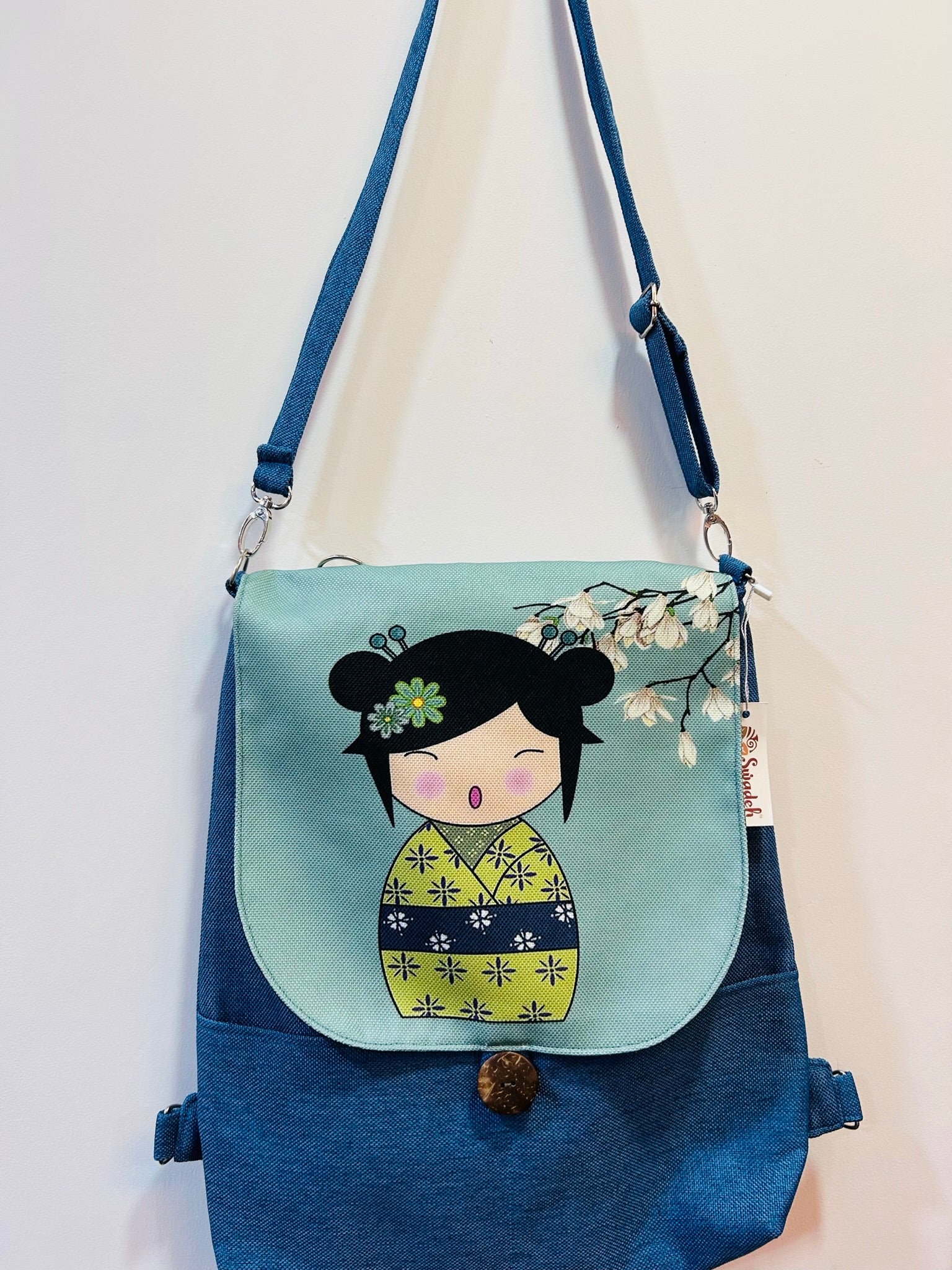 Leaf & Stich Kawaii Backpack Bag