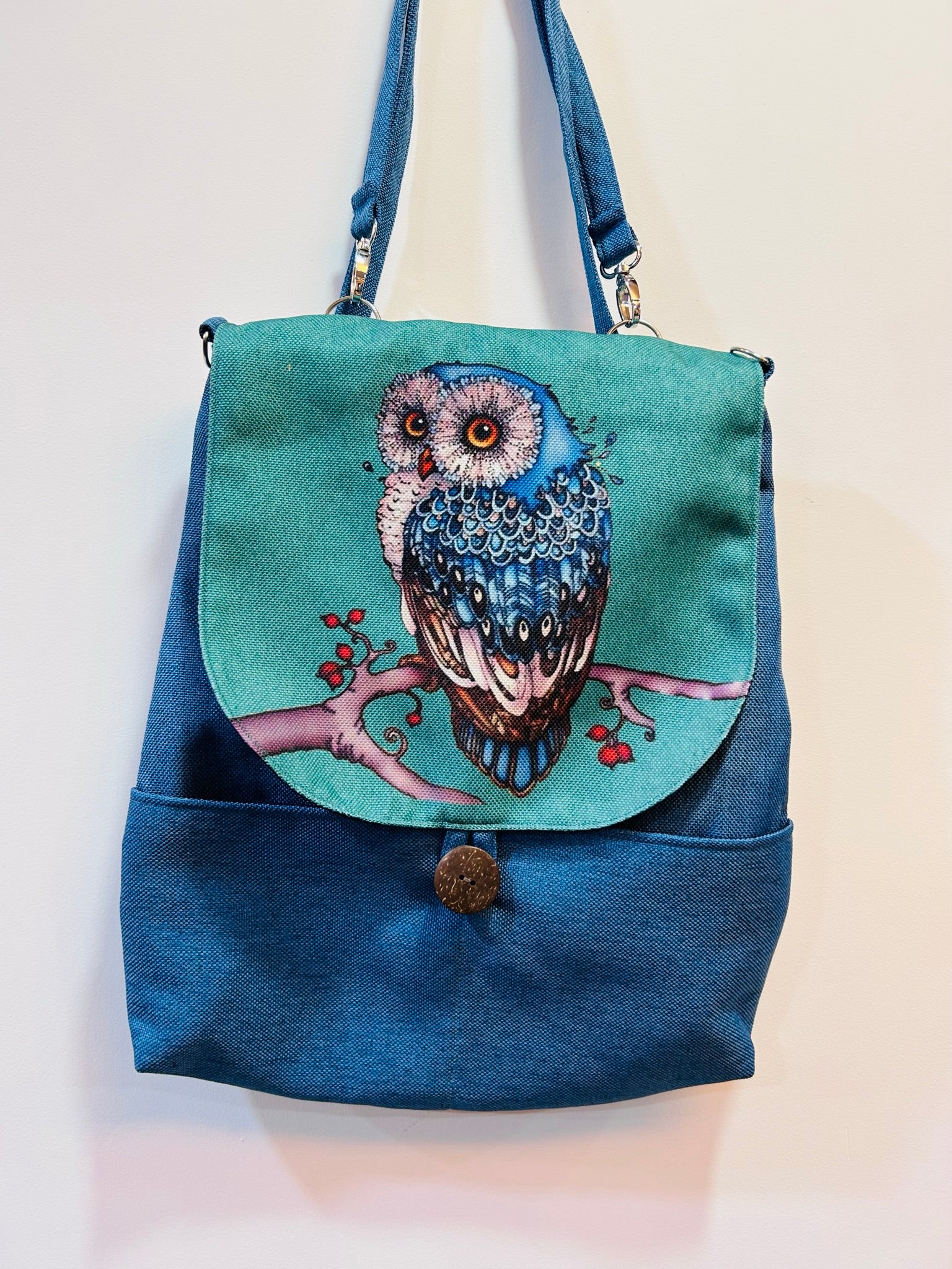 Moonlight Owl Backpack Bag