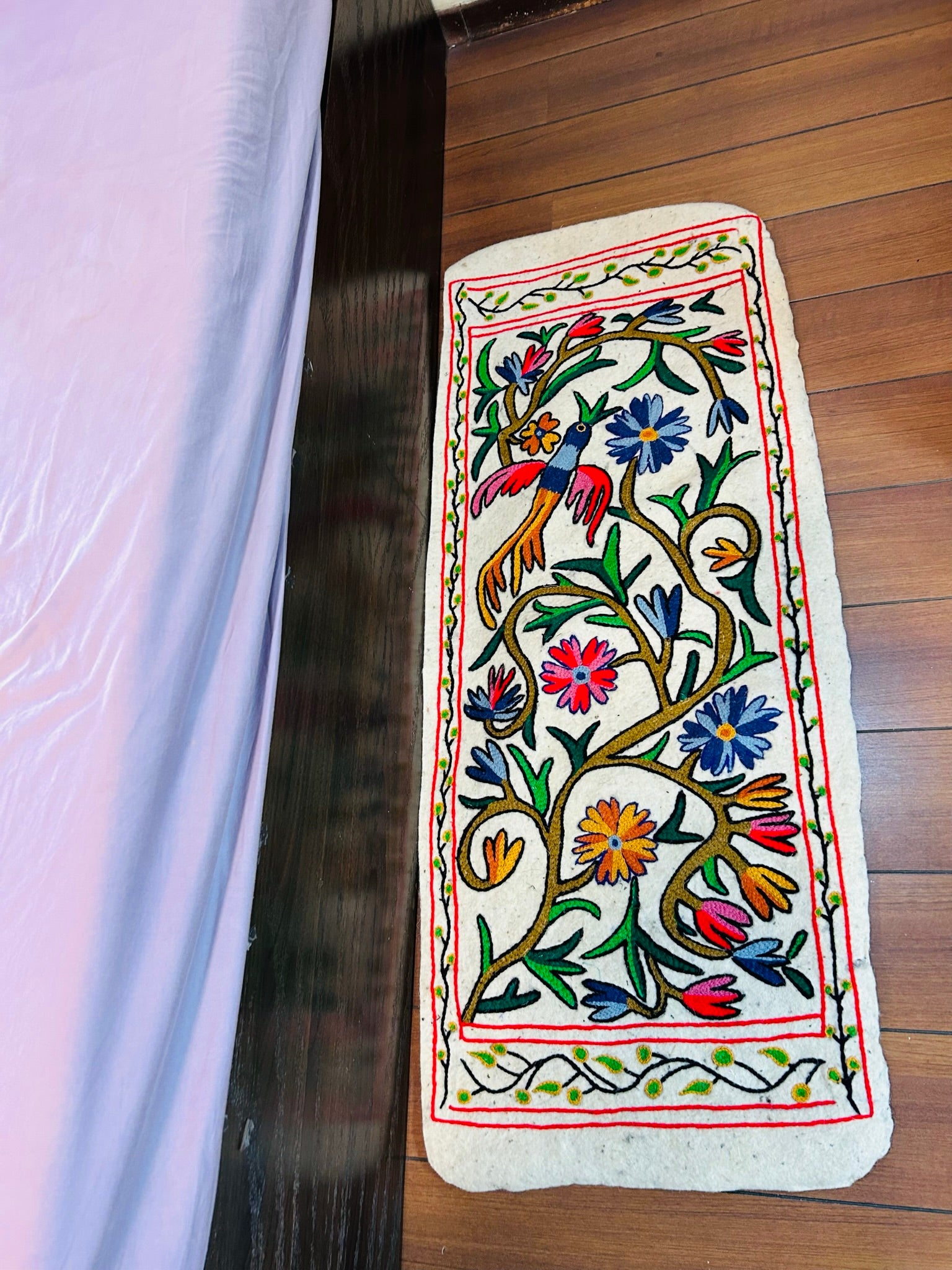 Bedside Runner -Tree Top Tango