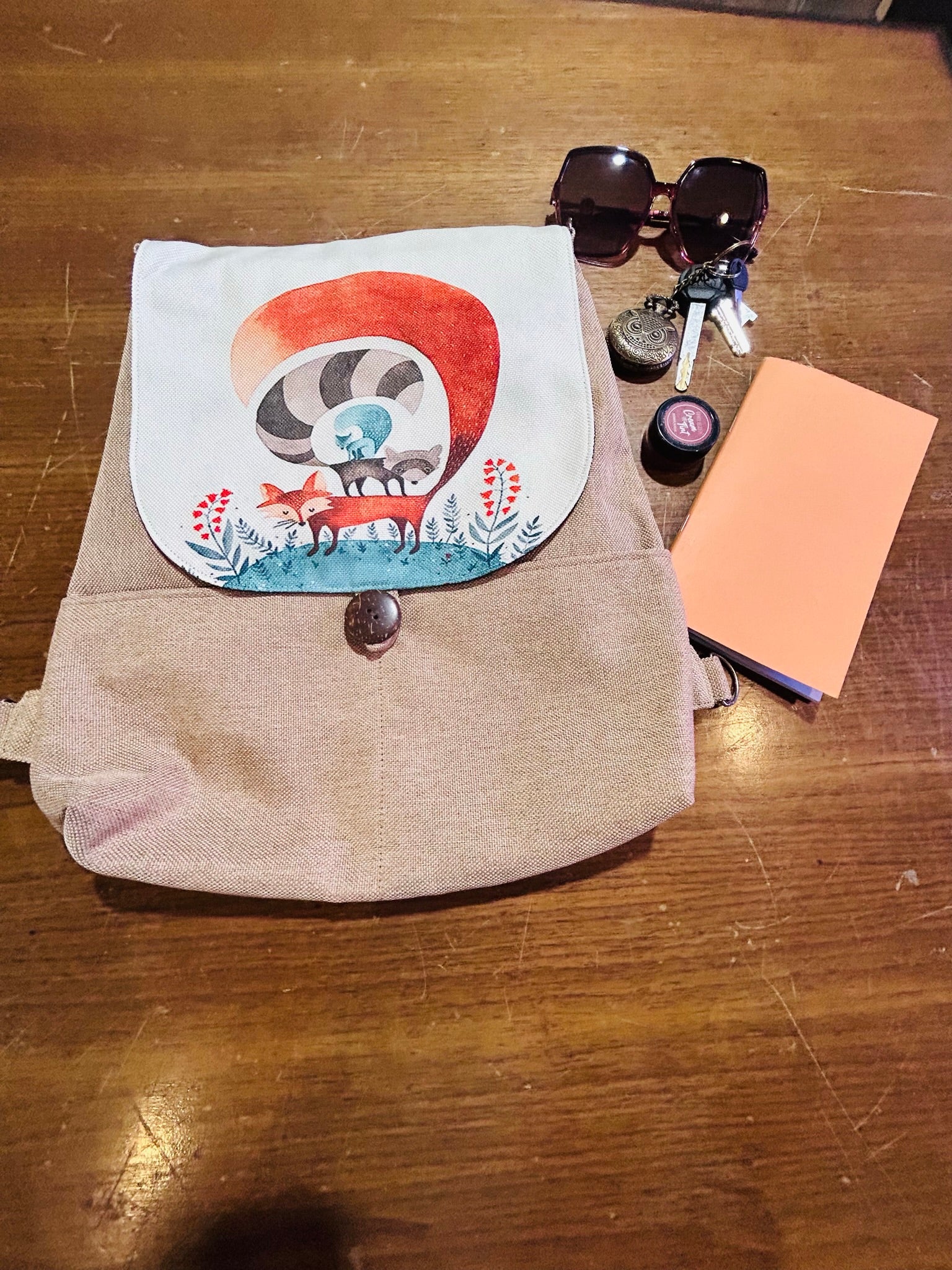 Foxtail Treasures Backpack Bag