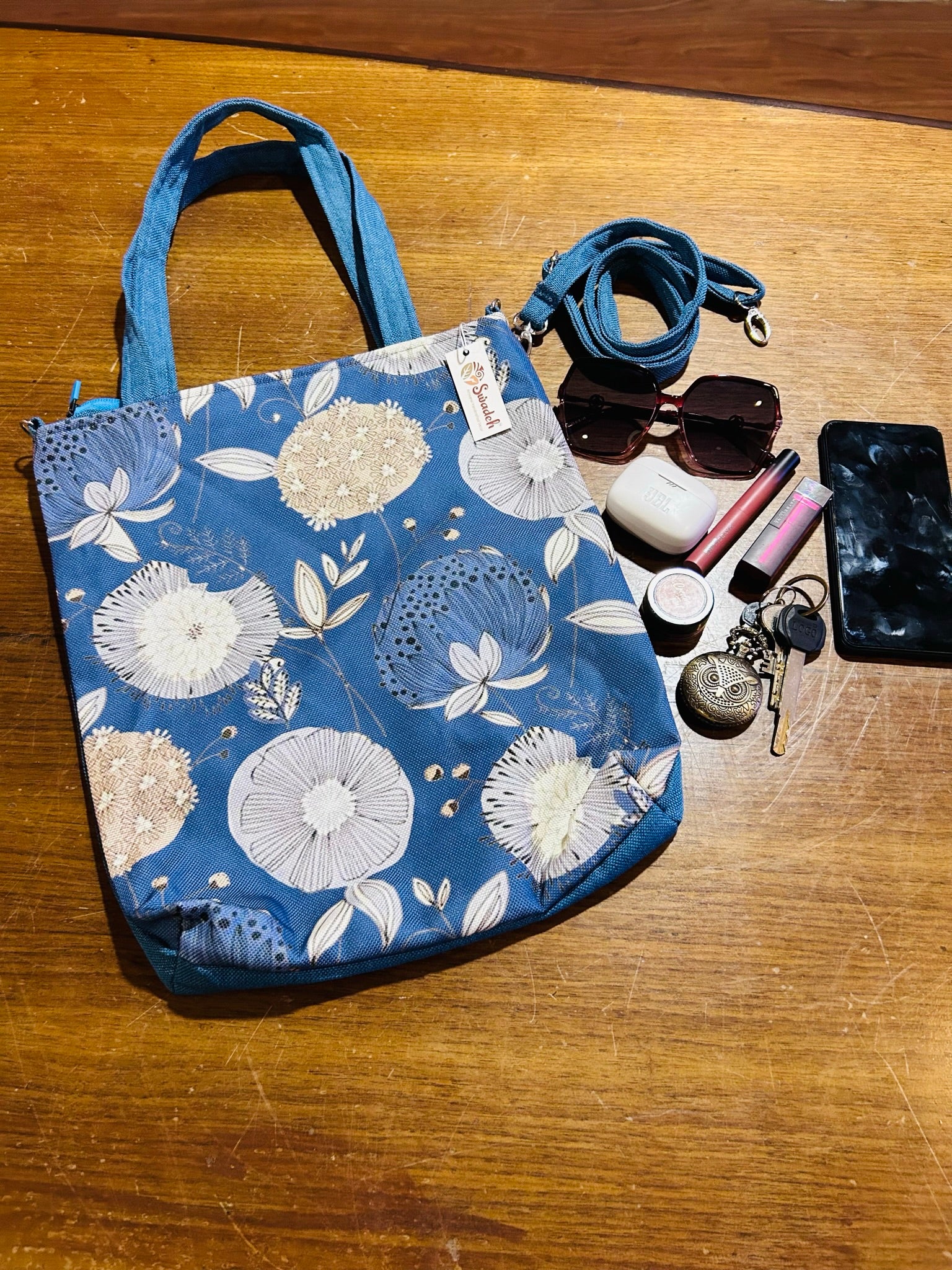 Wildflower Whimsical Tote Bag
