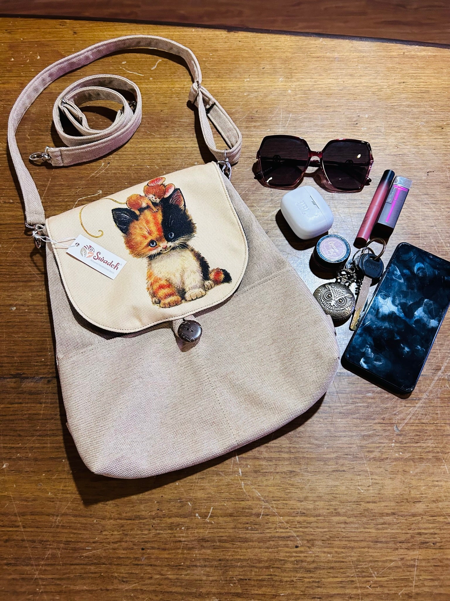 Purr-fectly Kitty Backpack Bag