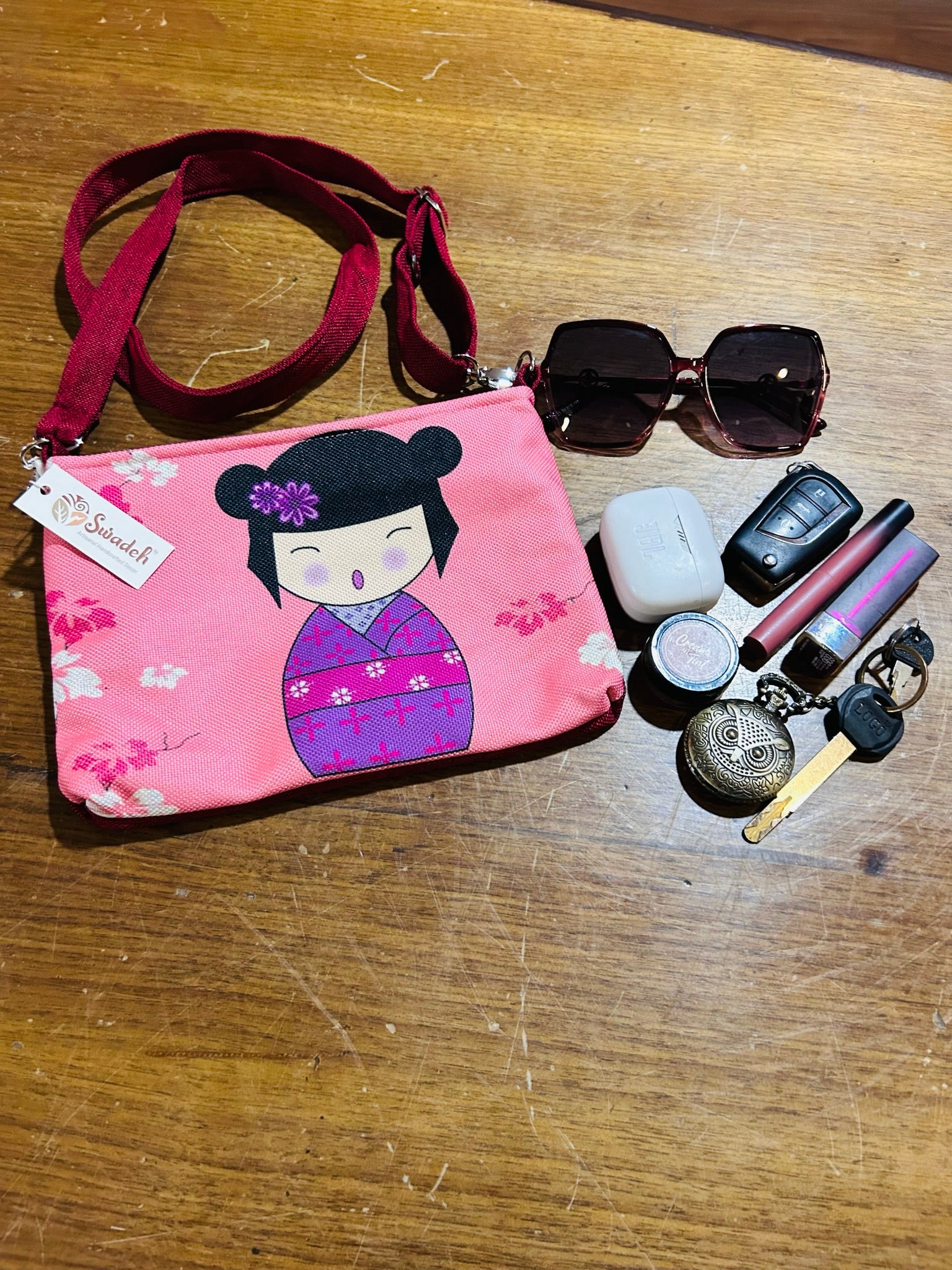Flower & Love Kawaii Sling Bag