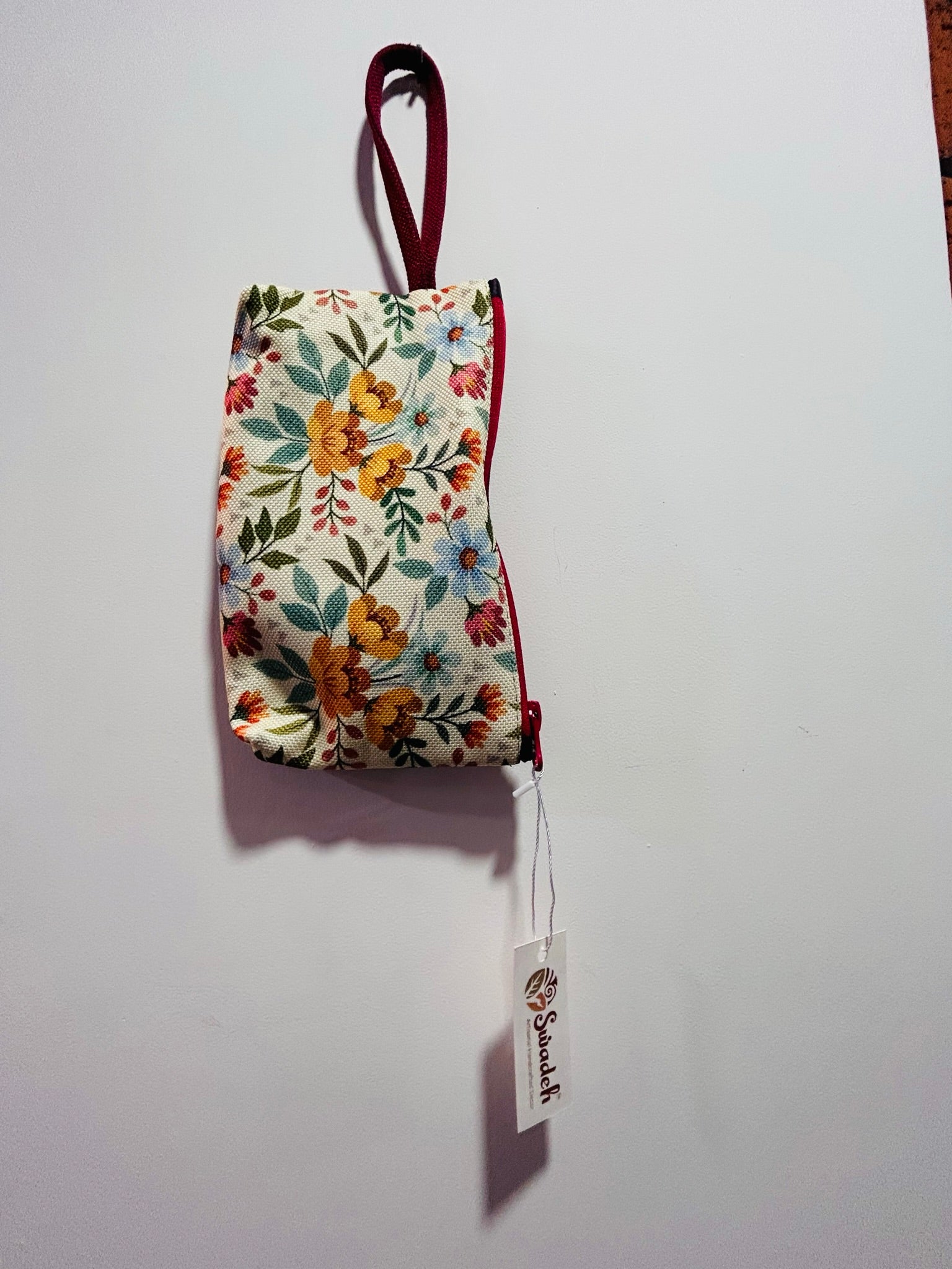 Petal Print Pouch