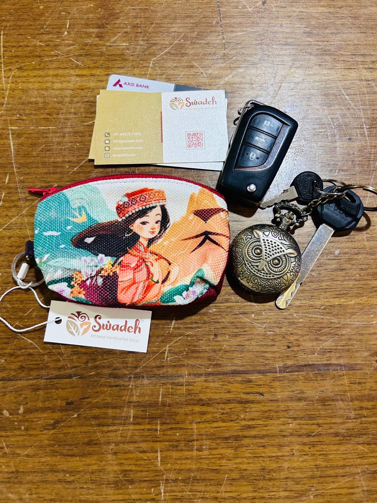 Eco Chic Kawaii Mini Pouch