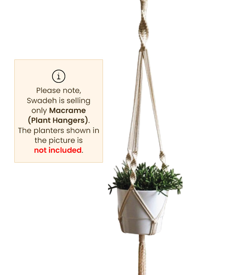 Hazel-Macramé Plant Holder