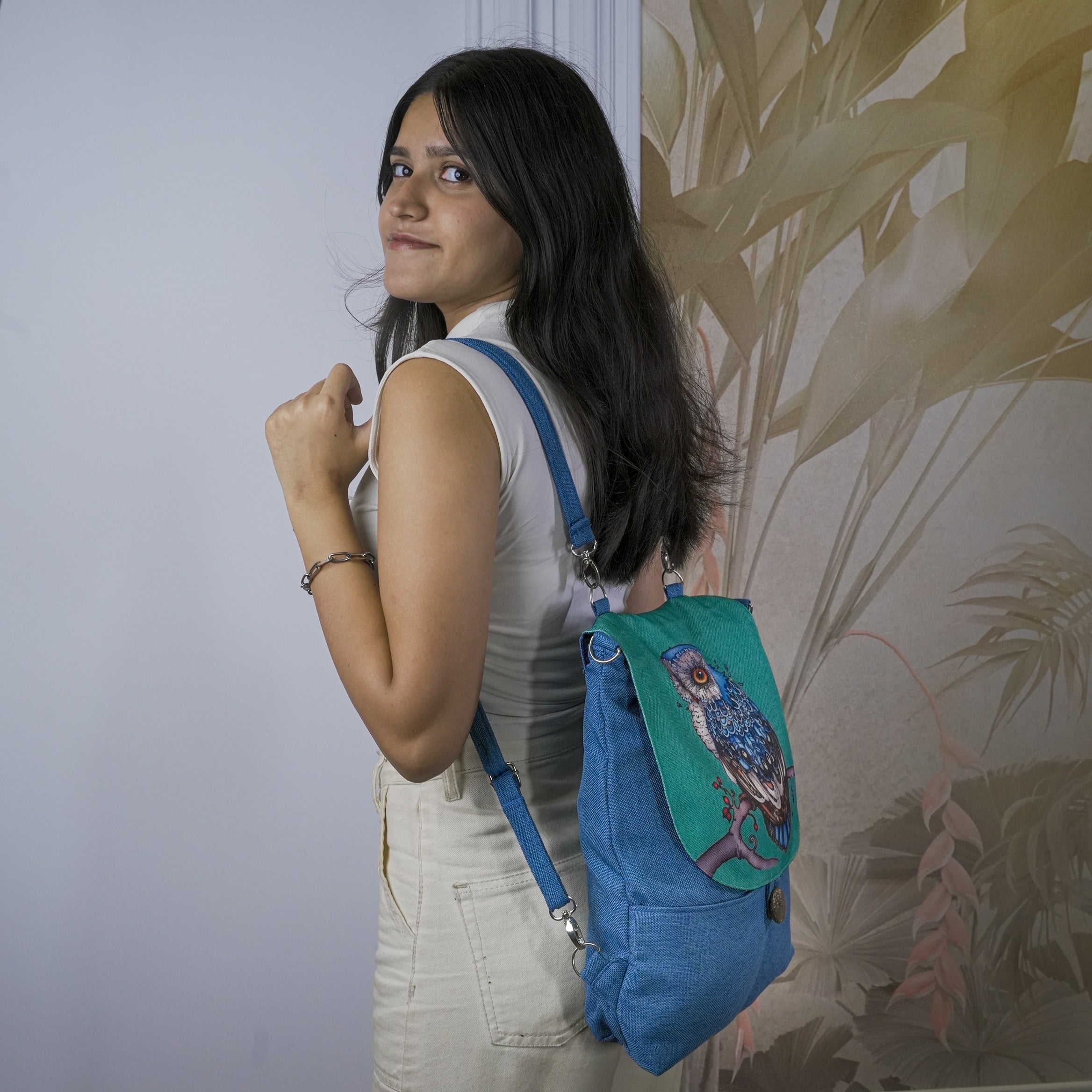 Moonlight Owl Backpack Bag