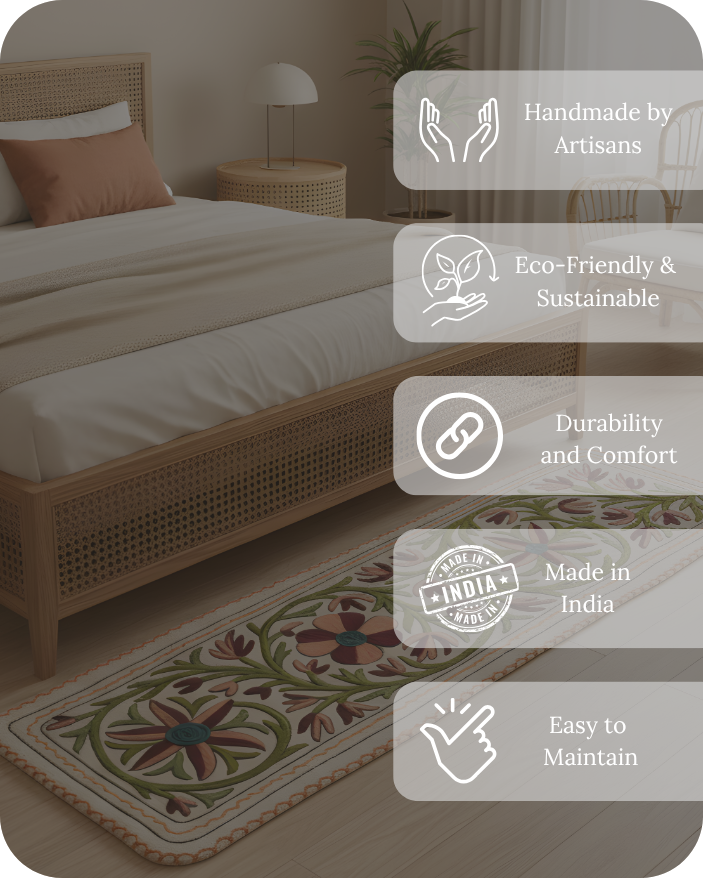 Whispering Meadow- Bedside Runner