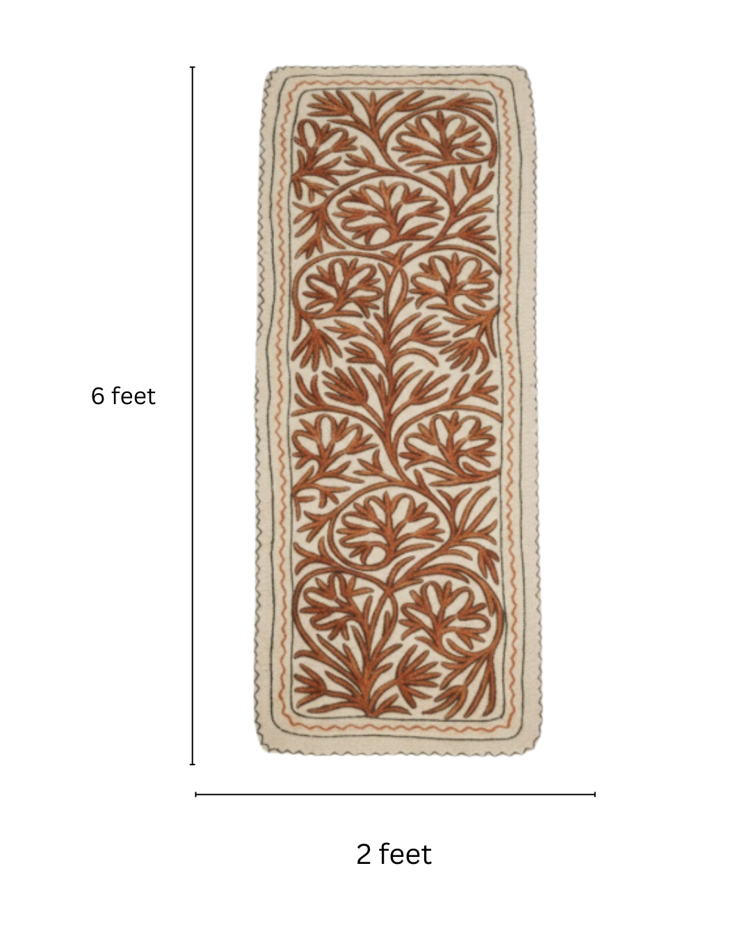 Bedside Runner - Earthy Hues