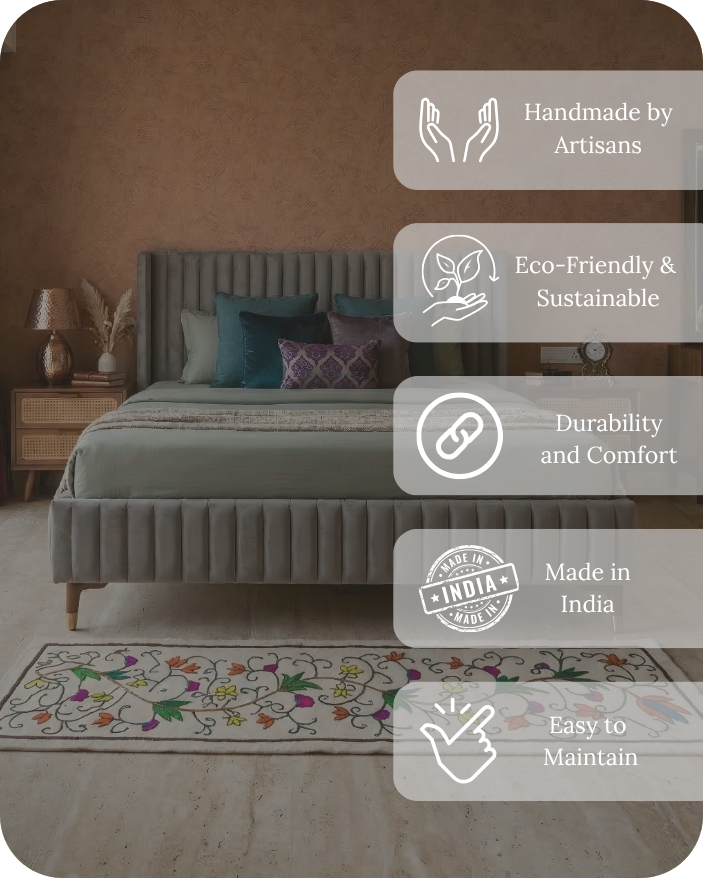 Floral Whim- Bedside Runner