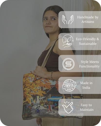 Blissful Backdrop Tote Bag