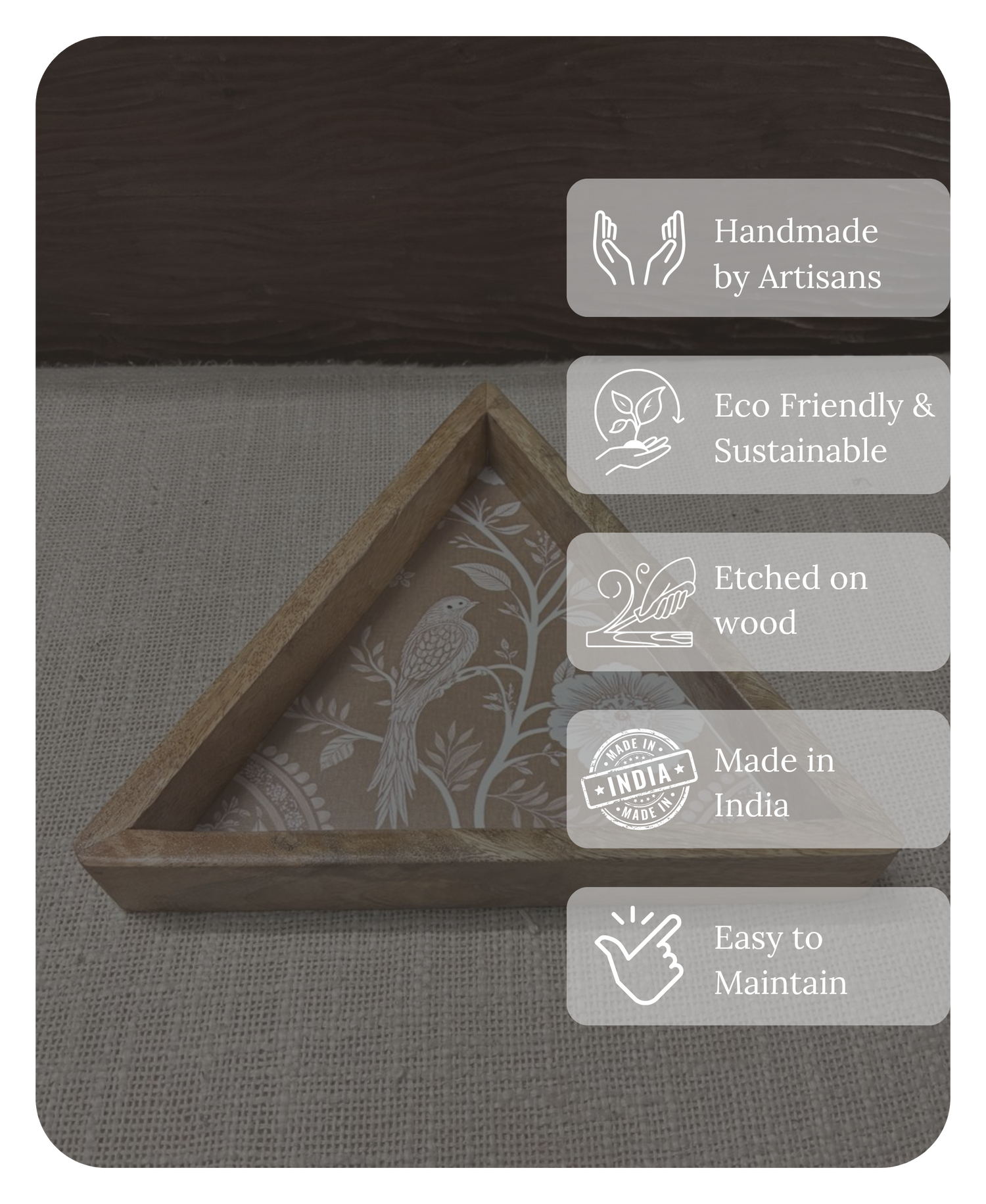 Manjari tray (Set of 2)