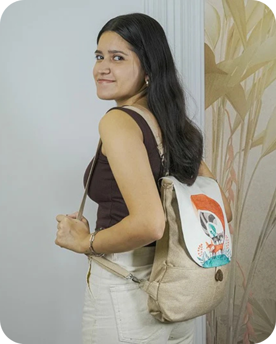 Foxtail Treasures  Backpack Bag