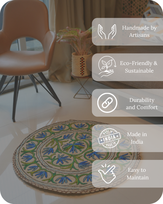 Emerald Garden-Round Rug