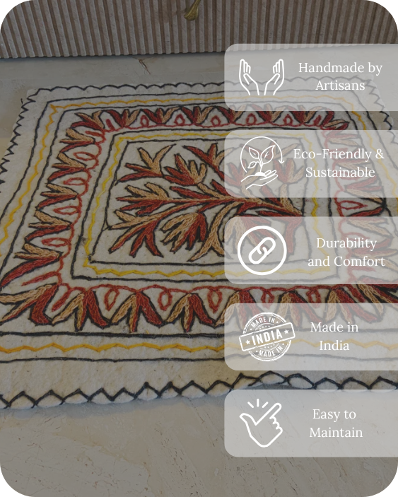 Square Rug - Spring Blossom