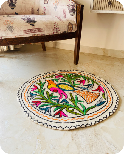 Round Rug - Mayur Chakra