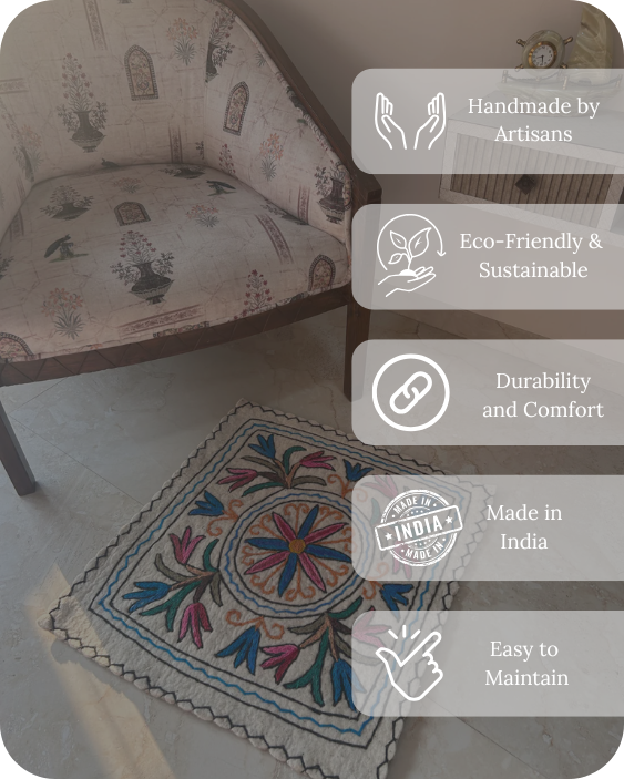 Square Rug - Divya Mandala