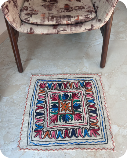 Square Rug - Shanti Mandala