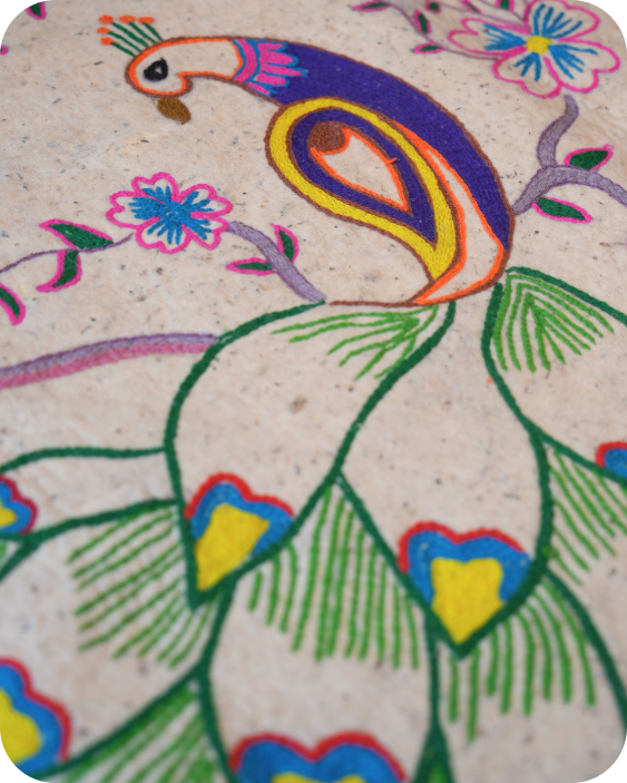 Blooming Drapes- Living Room Rug
