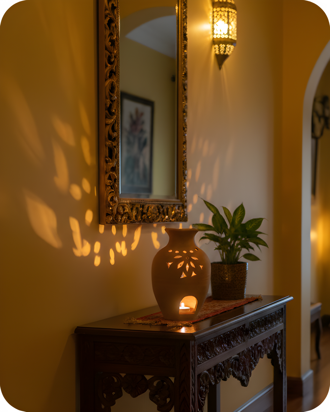 Contemporary Vase - Cut Work