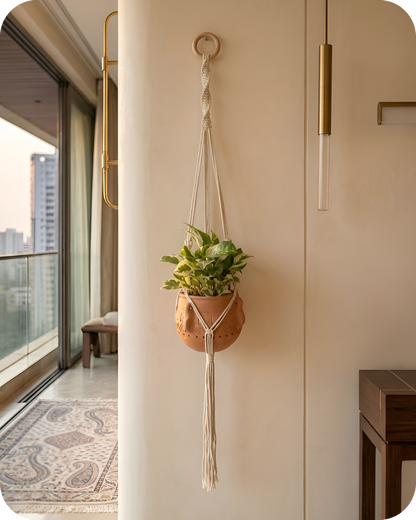 Hazel-Macramé Plant Holder