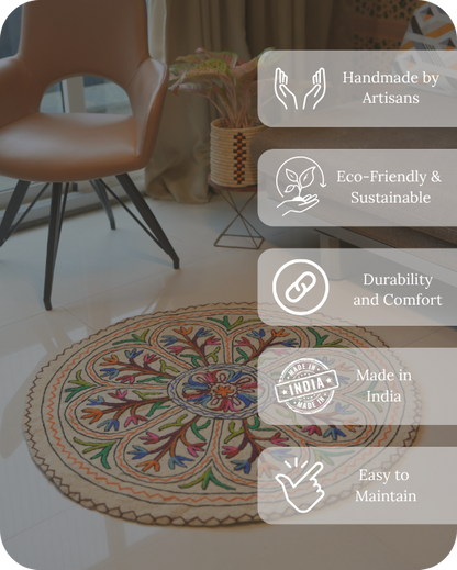 Tropical Ring- Round Rug