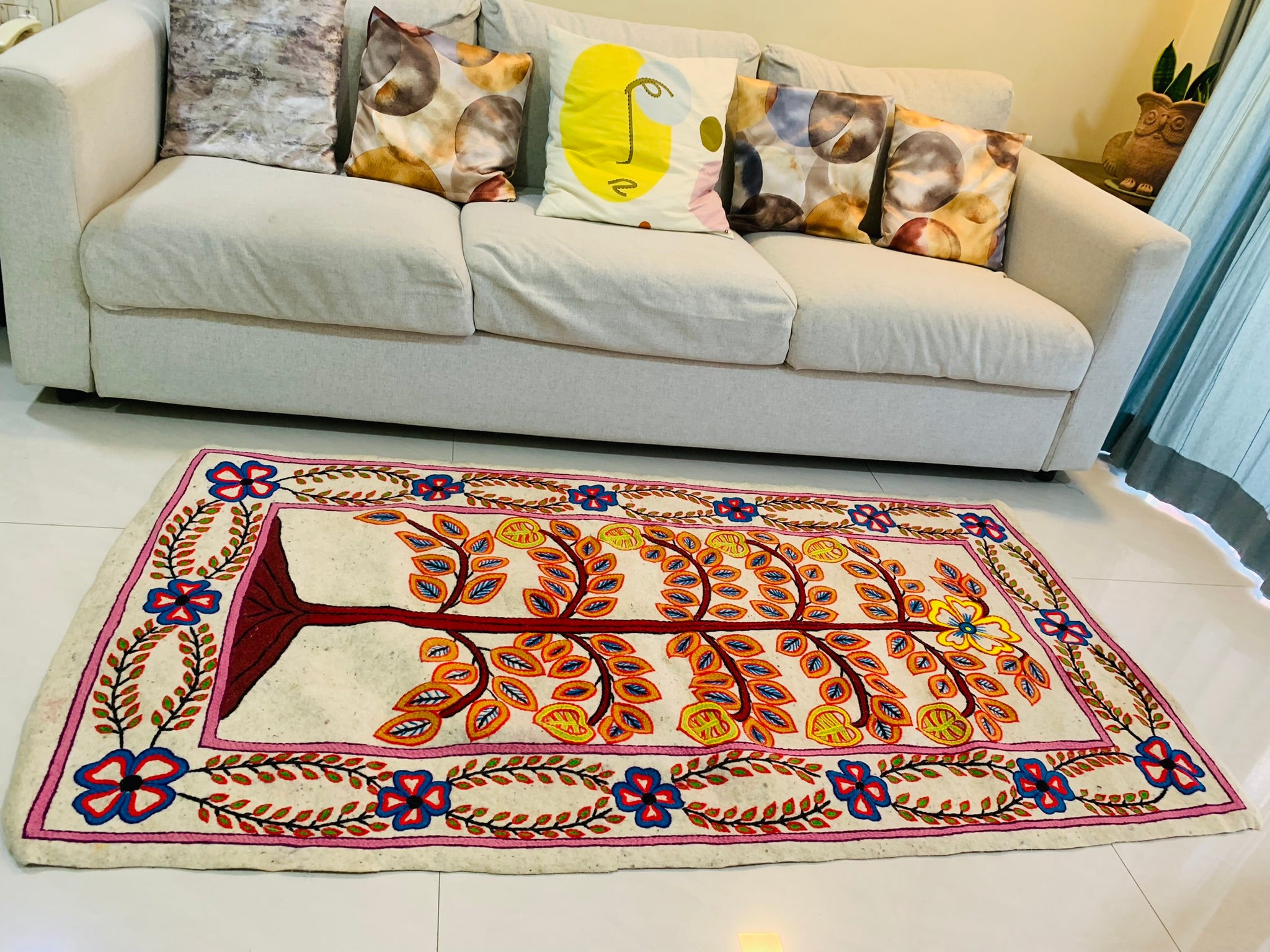 Living Room Rug - Tree of Life