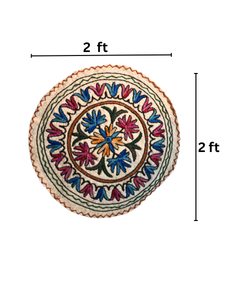 Floral Fountain- Round Rug