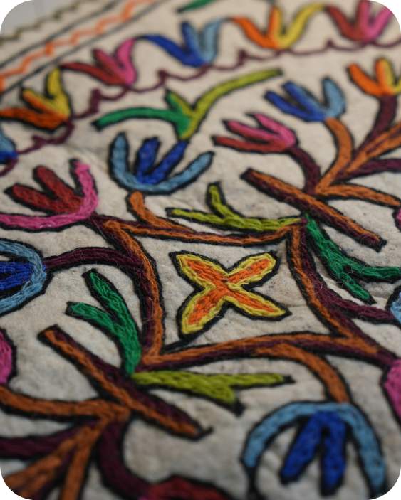 Ornate Blue- Living Room Rug
