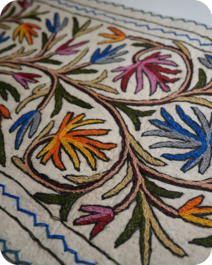 Painted Dahlia- Bedside Runner