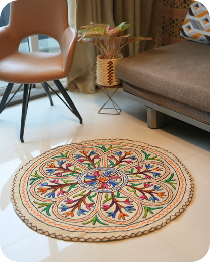 Tropical Ring- Round Rug