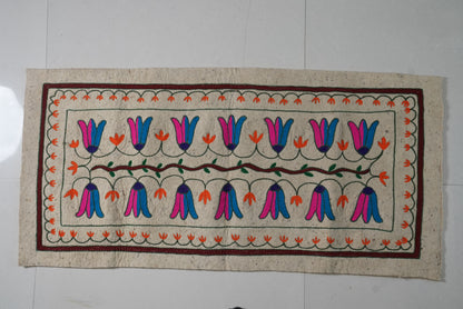 Rosy Raag- Bedside Runner