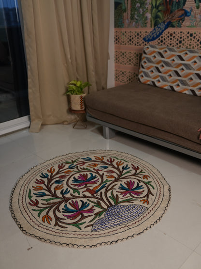 Fragrant Echoes- Round Rug